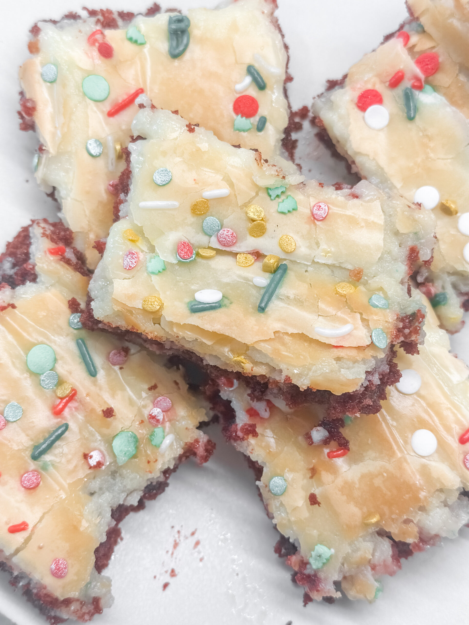 Red Velvet Ooey Gooey Bars