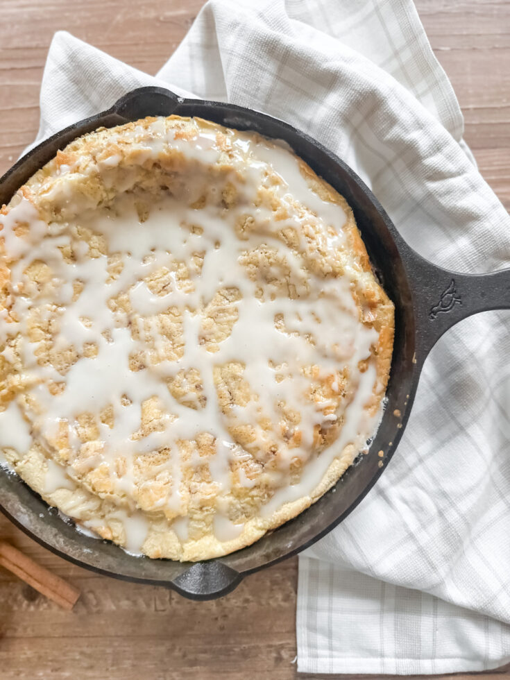 Cinnamon Roll Dutch Baby