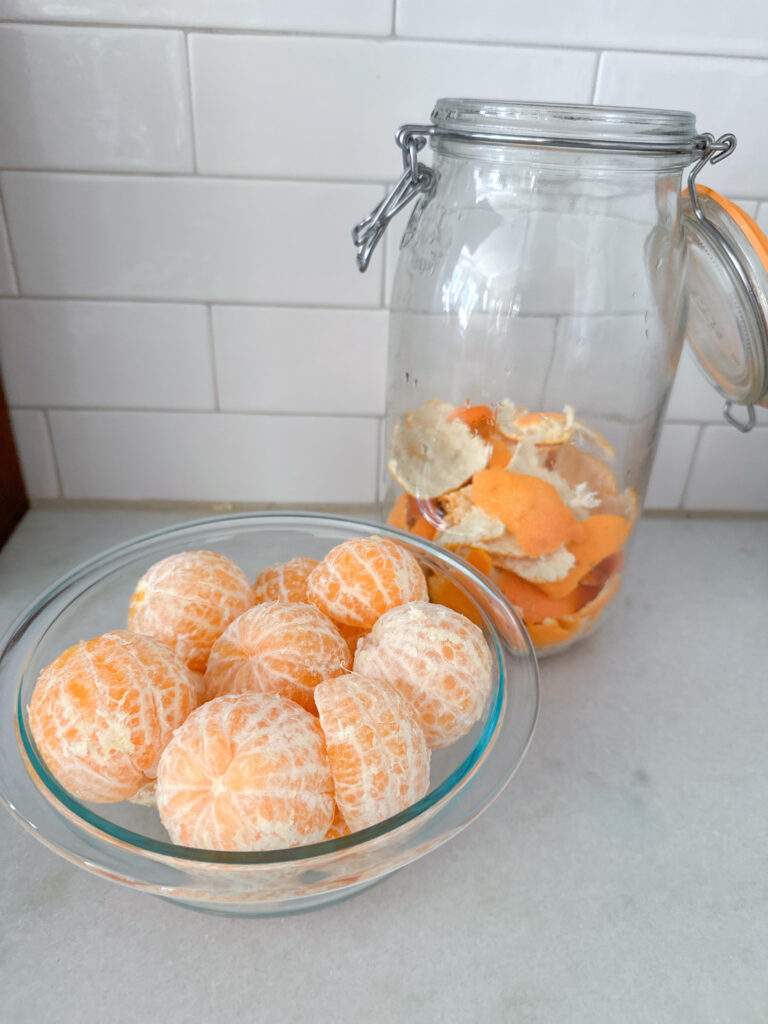 peeled oranges for all purpose cleaner