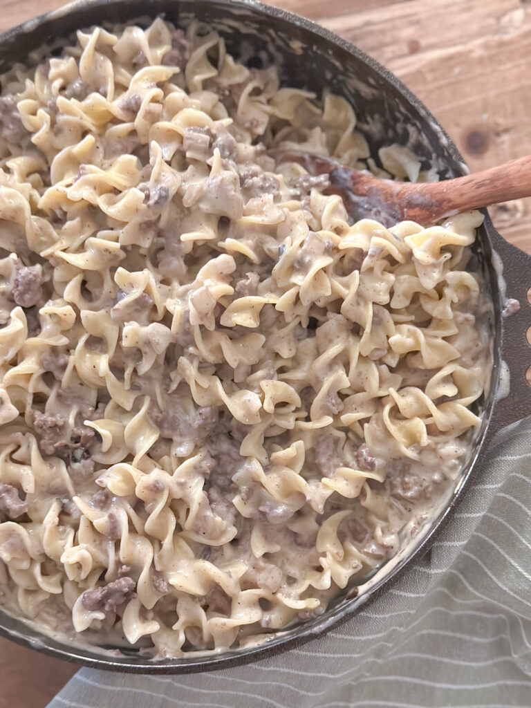 Beef Stroganoff Hamburger Helper