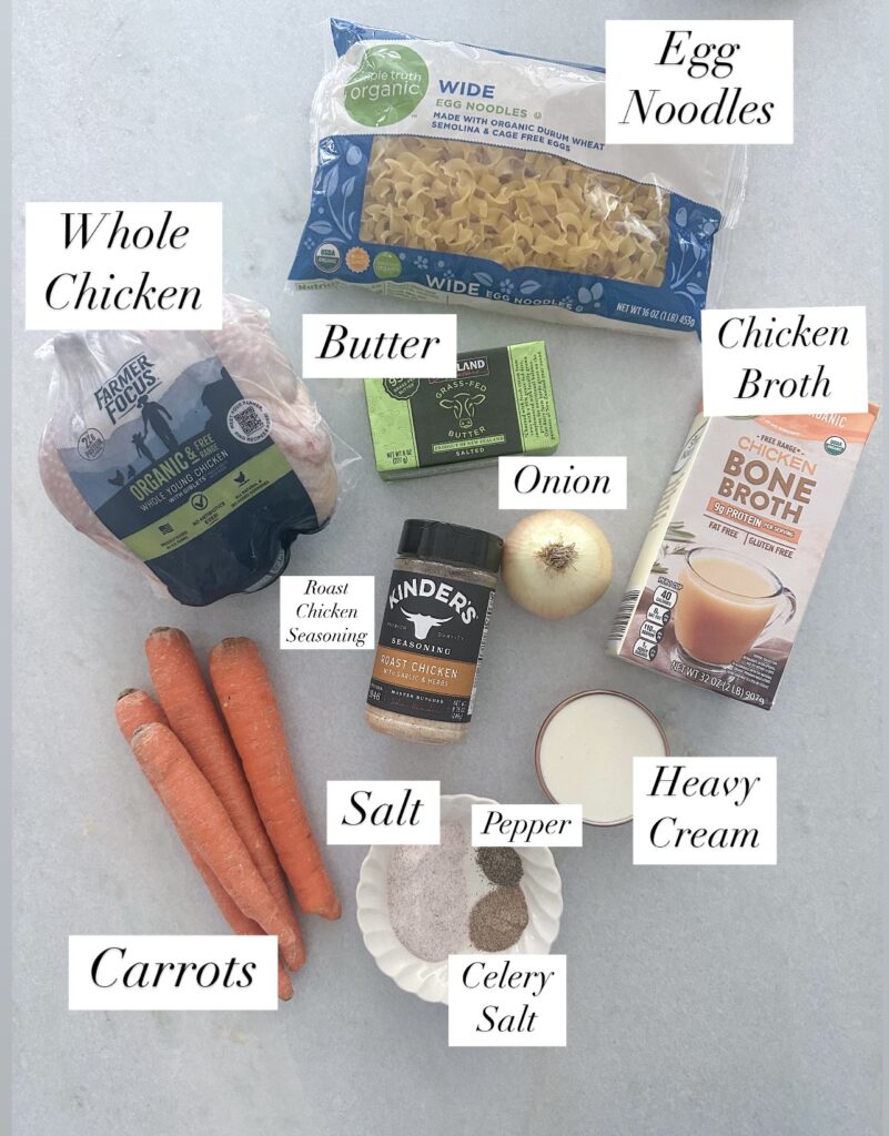 chicken soup ingredients