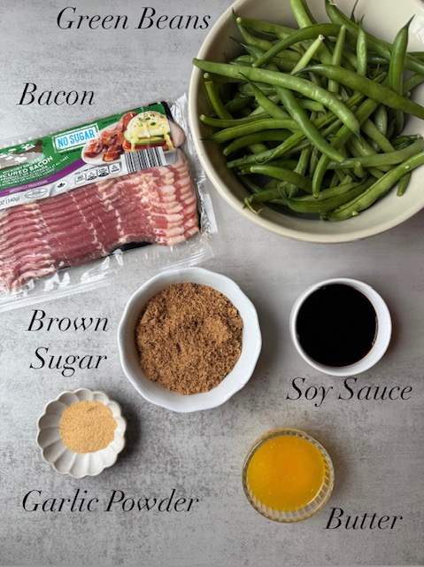 Smothered Green Beans ingredients photo