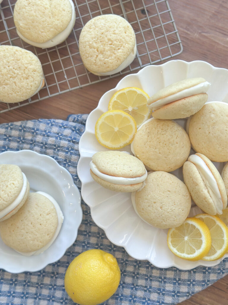 plate of whoopie pies