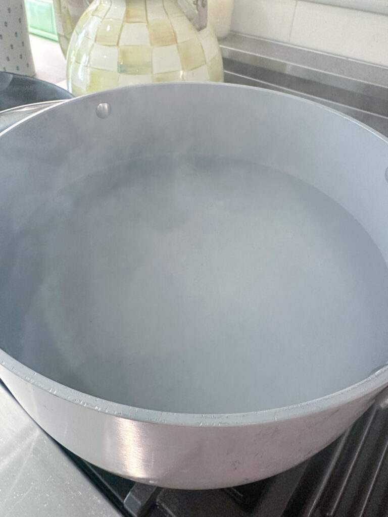hot water