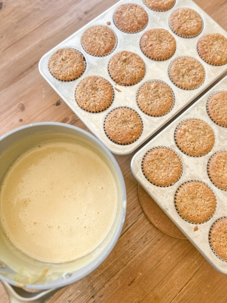 glazed cupcakes