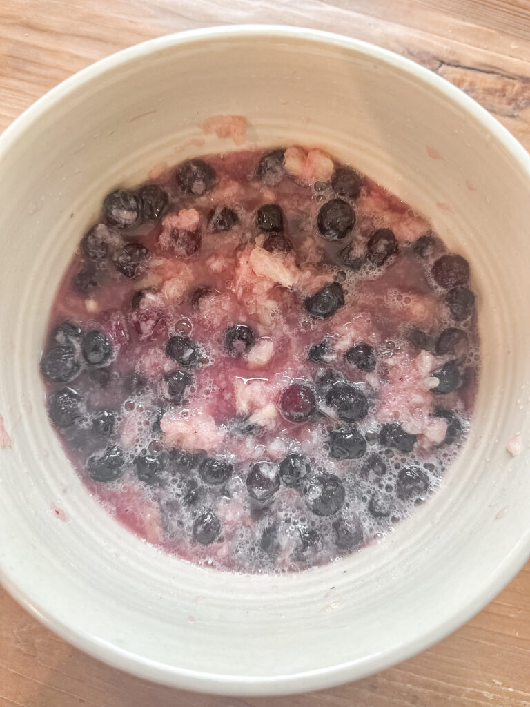 blueberry sugar mix