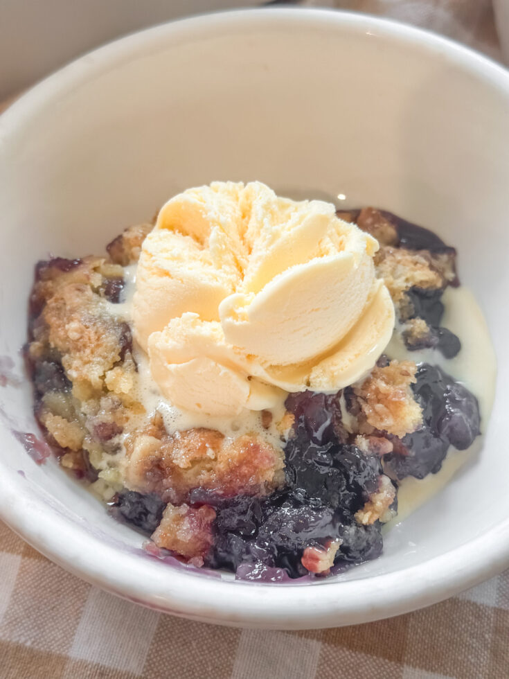 blueberry pineapple dump cake