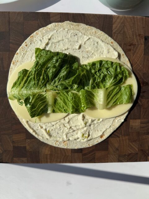 Lettuce and Provolone Cheese