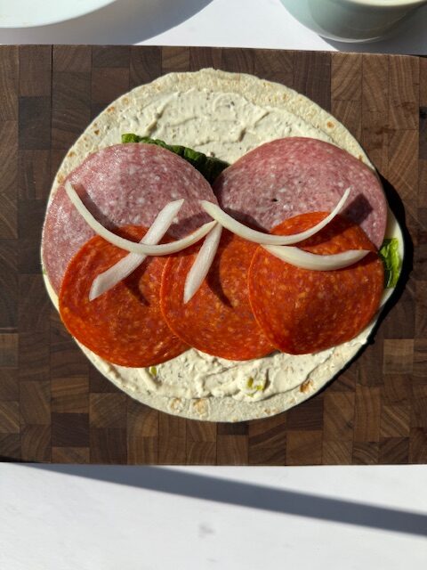 Onion in a wrap
