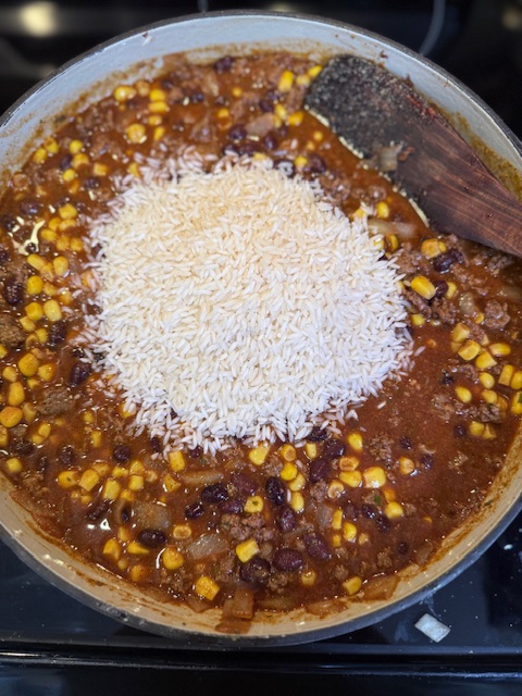 Rice in Mexican Skillet