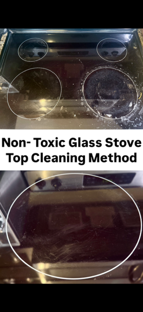 Clean Glass Stove top