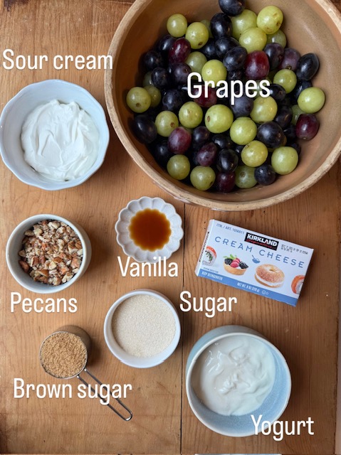 Grape Salad Ingredients